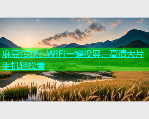 麻豆传媒：WIFI一键投屏，高清大片手机轻松看